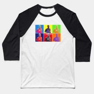 Anthony Bourdain Pop Art Baseball T-Shirt